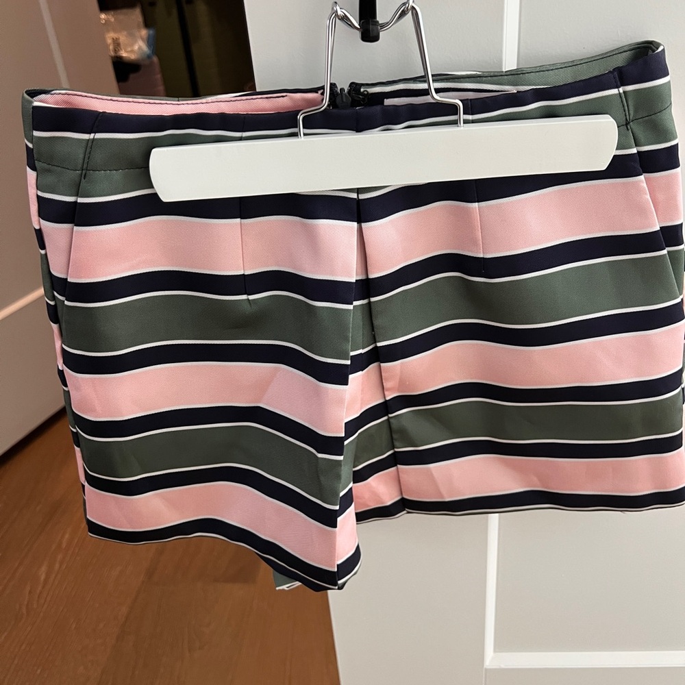 Pink and green striped skort. Never worn.